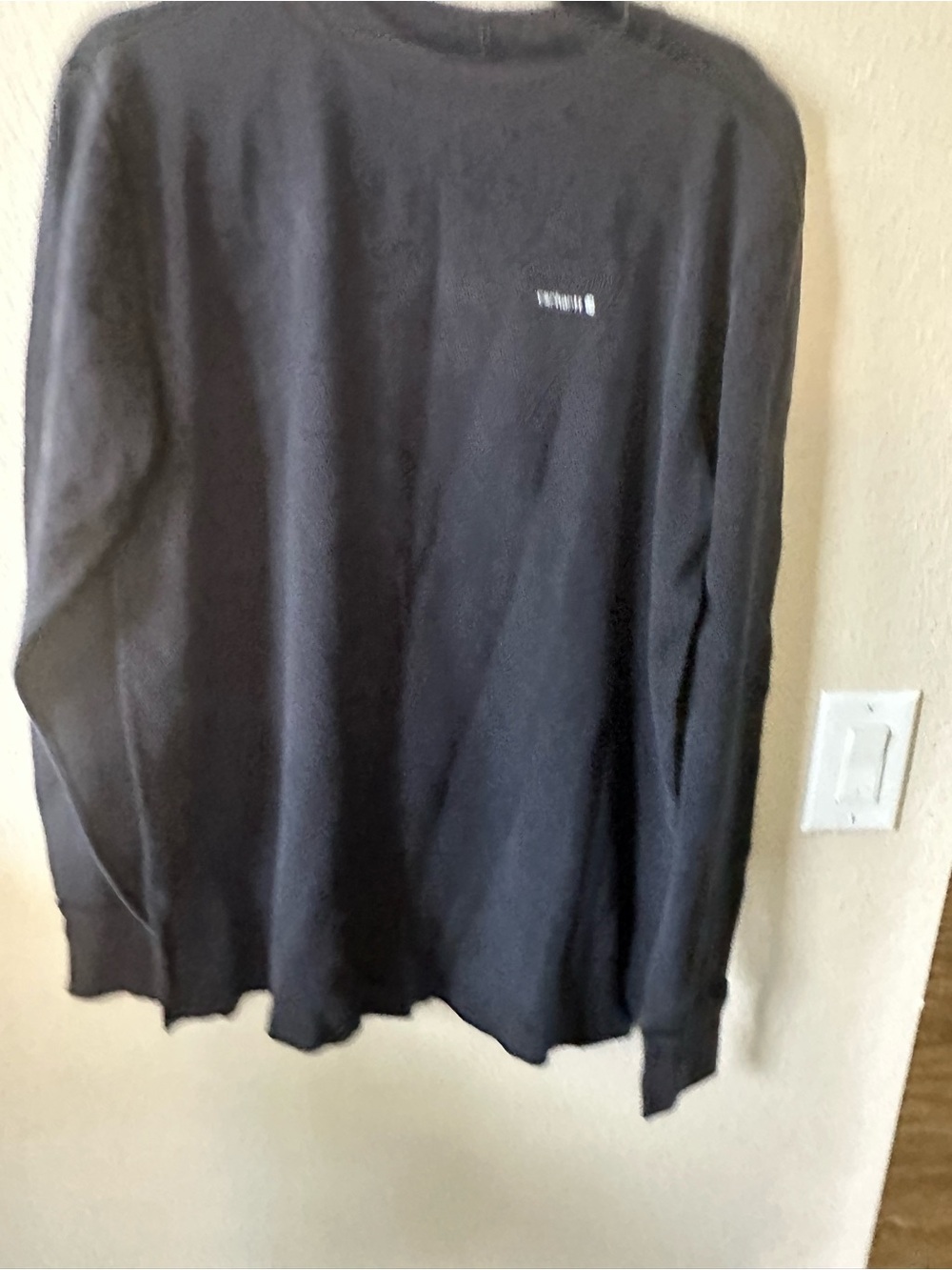 Carhart Men's  Black Long-Sleeve Crewneck Sweater pre owned size L-tall 1405